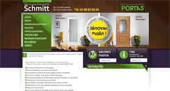 Desktop Screenshot of menuiserie-schmitt.fr